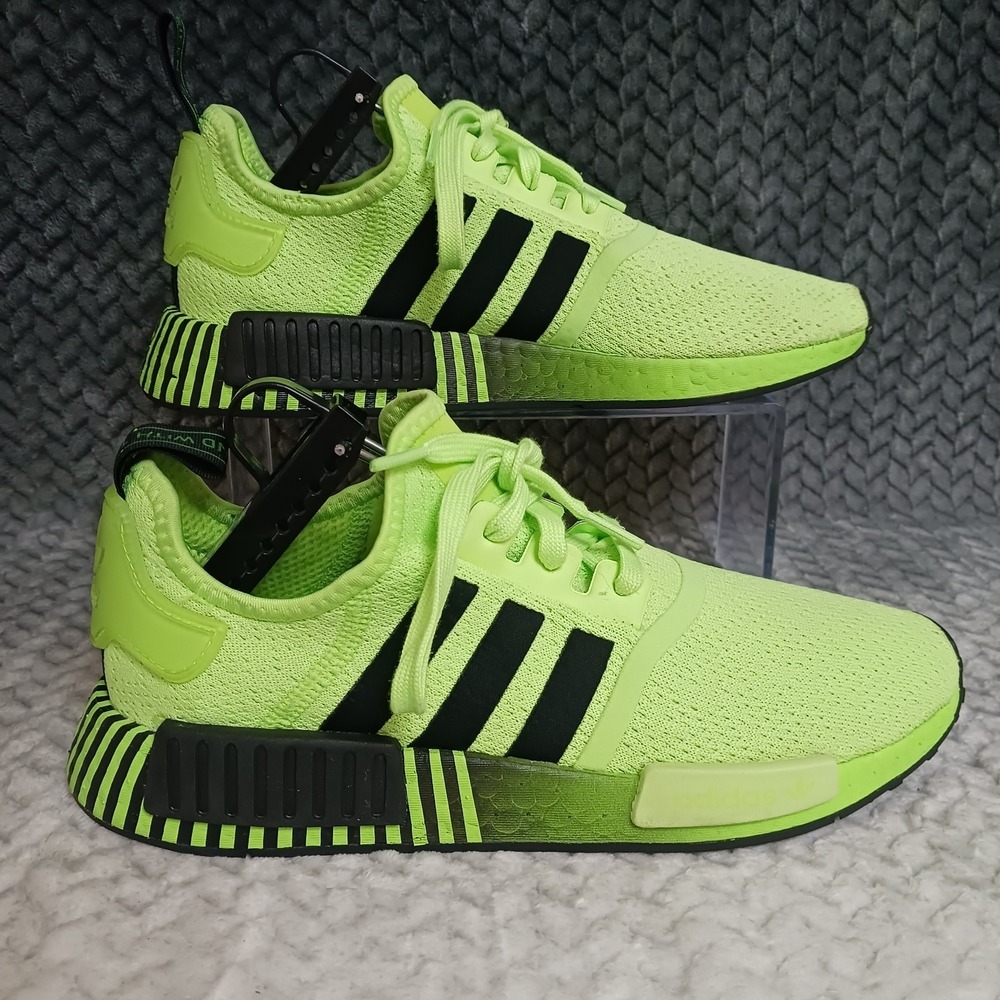 Adidas NMD R1 Signal Green Men's Athletic Running Sneakers Shoes Size 9
